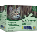 Bozita Fleisch- & Fischmenü – Häppchen in Gelee Multibox 12x85g